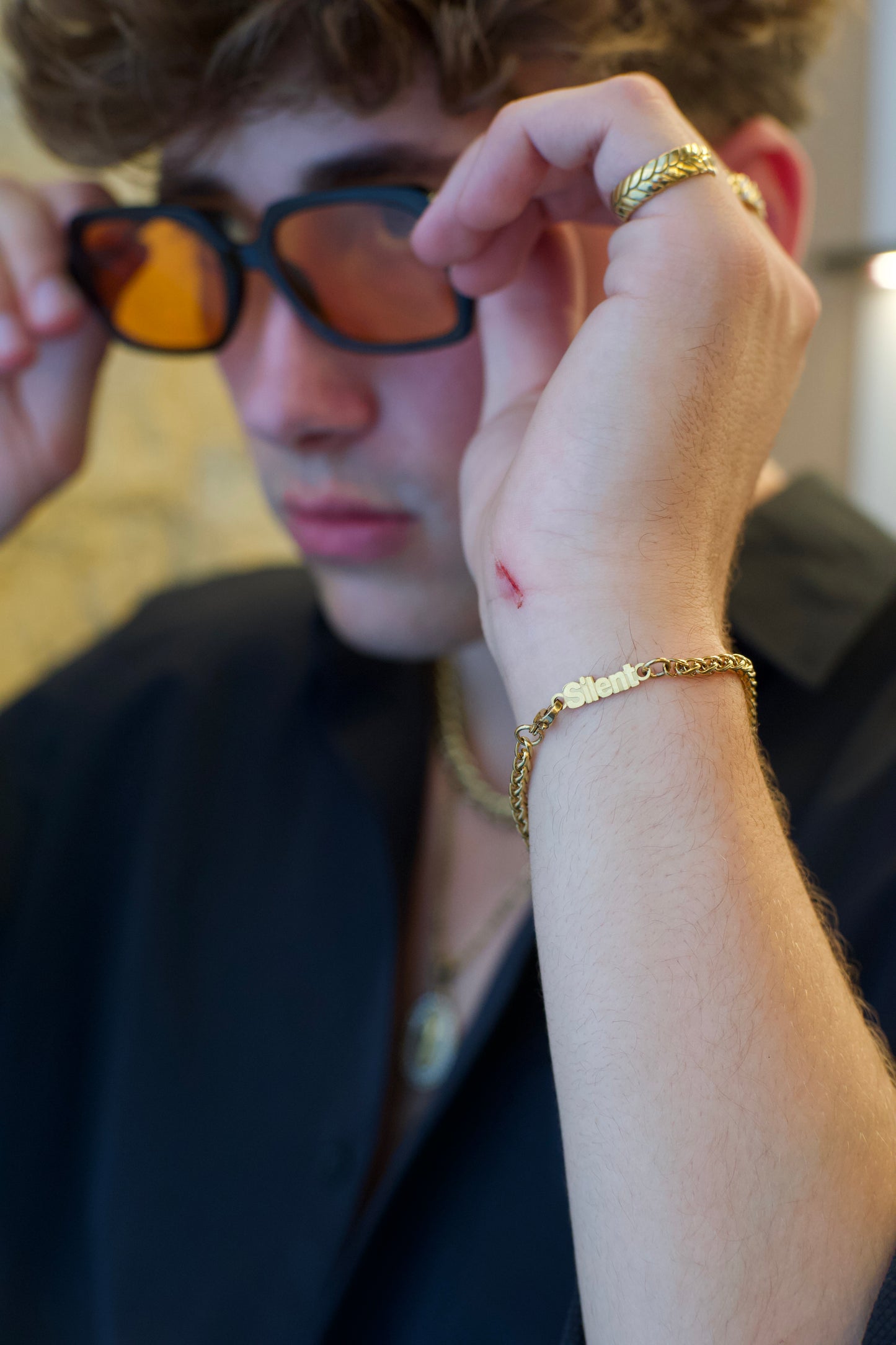 Golden Flower Bracelet