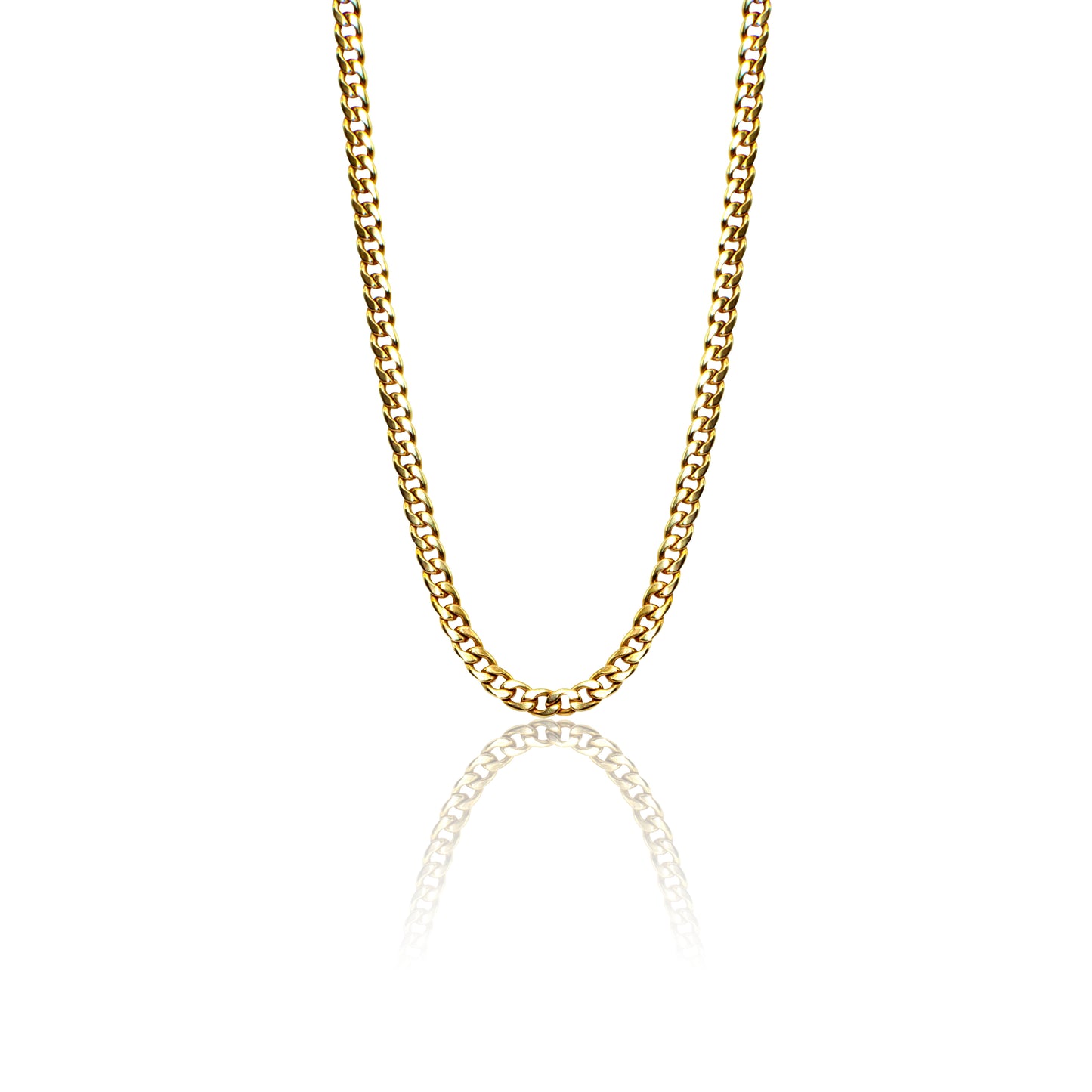 Golden Cuban Link Chain