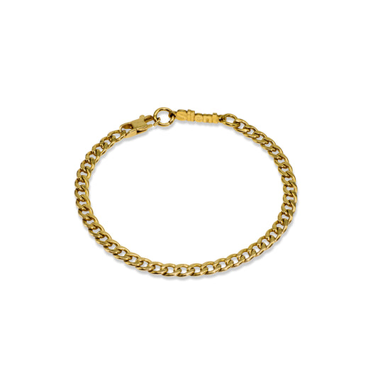 Golden Cuban Link Bracelet