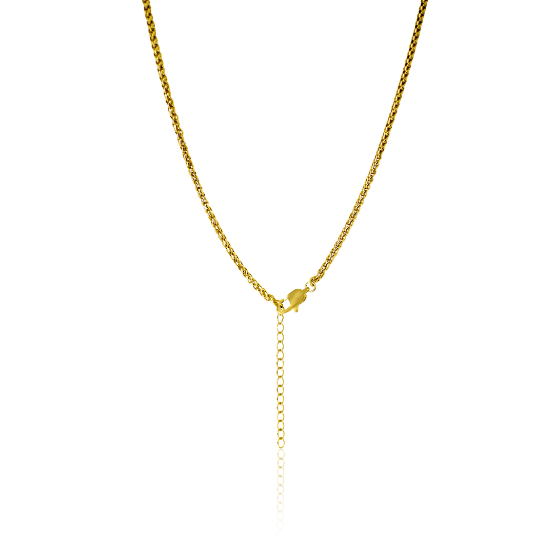 Iced Out Bolt Chain Gold